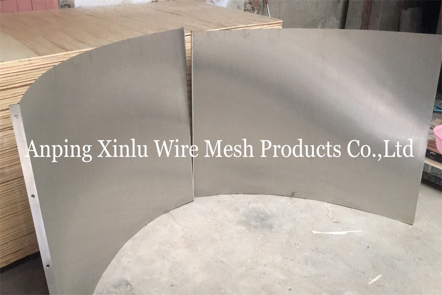 Sturdy Sieve Bend Screen 5-50mm Thickness 3x20mm Frame size Width 2.2-3.0mm wedge wire support wire