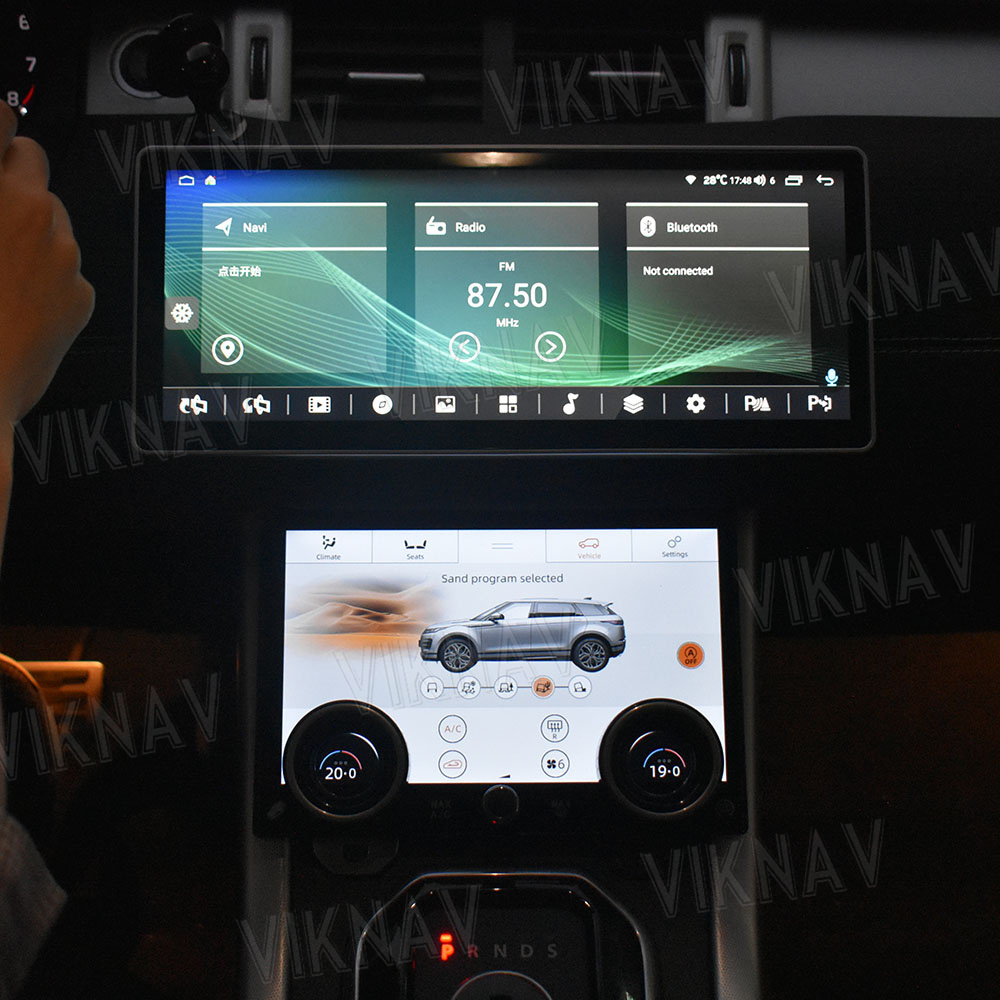 Air Condition Panel 10'' Touch Screen For Range Rover Evoque 2013 - 2017