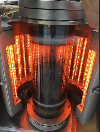 Automated 950° Quartz Glass Tube Vacuum Brazing Machine With Water Cooling