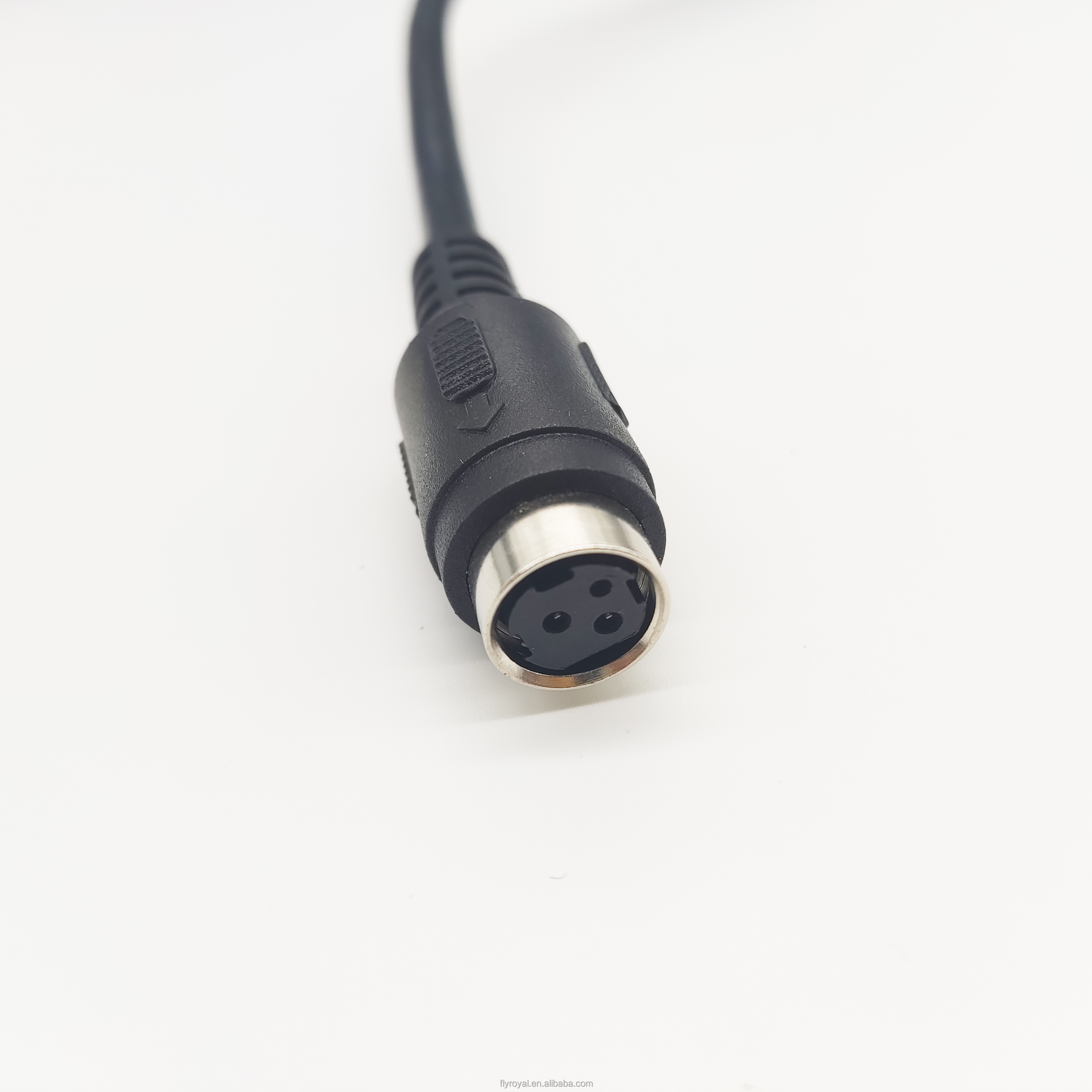 Custom Mini 4 Pin Male And Female Extension Cable 200mm Length