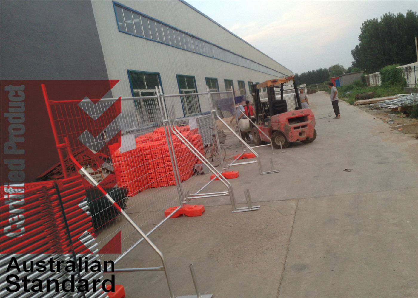 Construction temporary fence