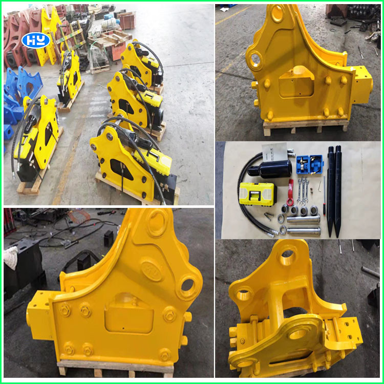 42CRNIMO 68mm Hydraulic Rock Breaker Attachment Demolition For CAT Excavators