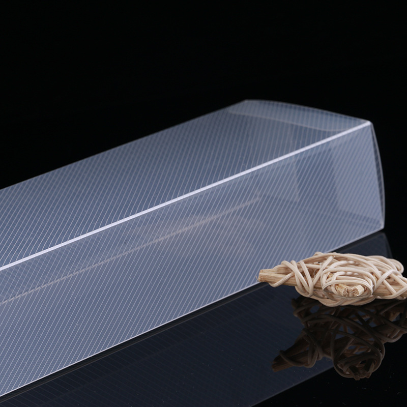 Rectangular Clear PVC Packaging Boxes PP Plastic Gift Storage Box Packaging With Logo