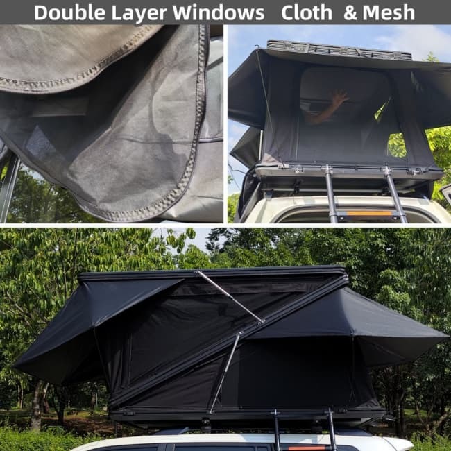 Folding Offroad Automatic Roof Top Tent Hard Shell Camping Tent