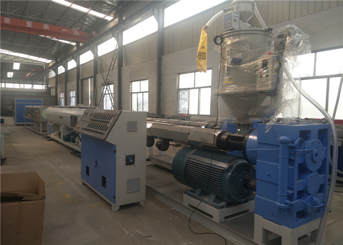 HDPE PE Gas Pipe / Water Pipe Making Machine, Single Screw Extruder With CE Certificate