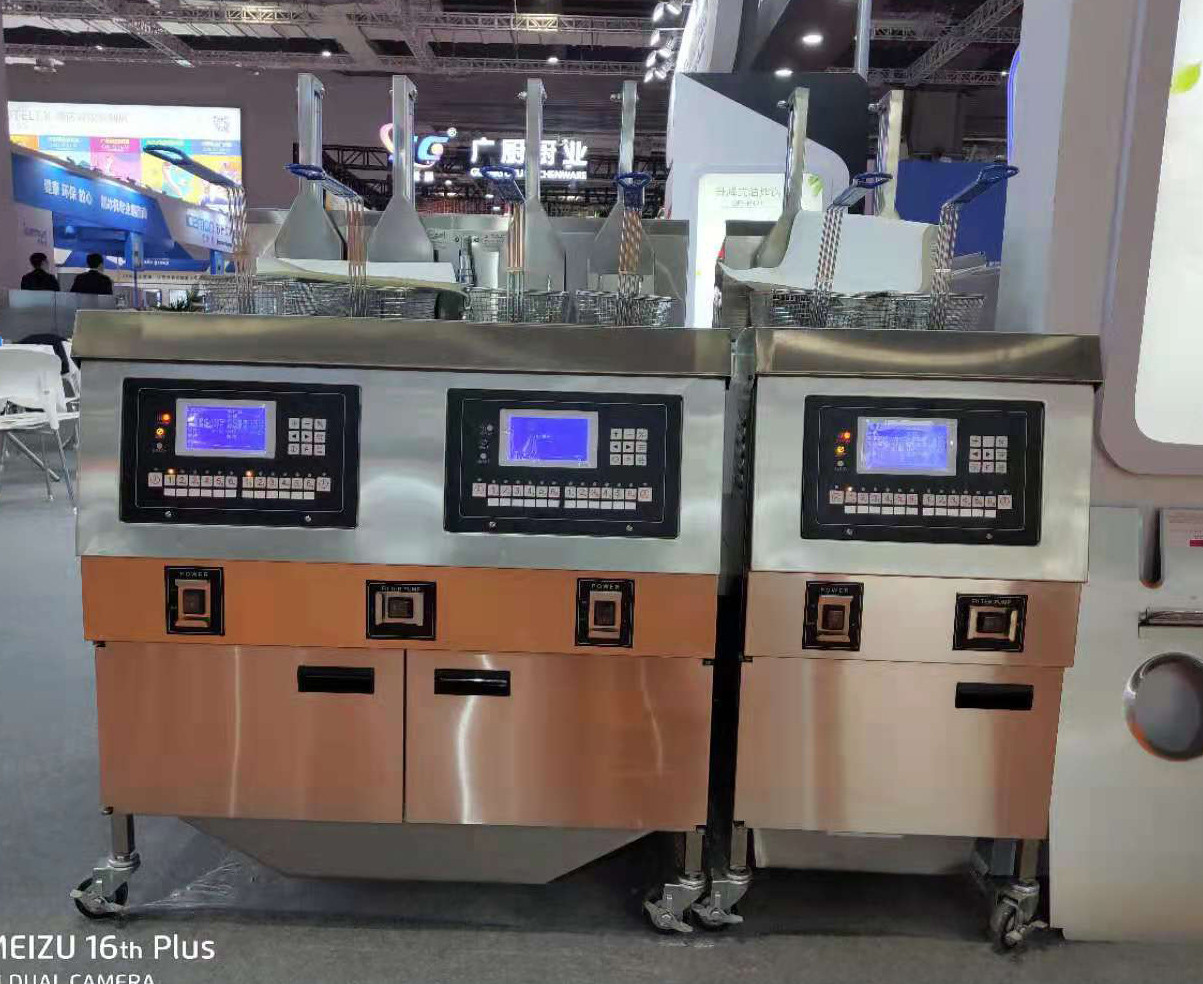 304SUS Gas Chips Commercial Open Deep Oil Fryer