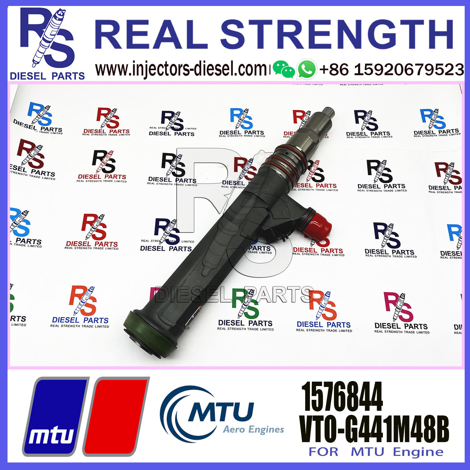 L'ORANGE L'O Diesel Fuel Injector EX52407500050 1576844 VTO-G441M48B 52400016 X52407500052