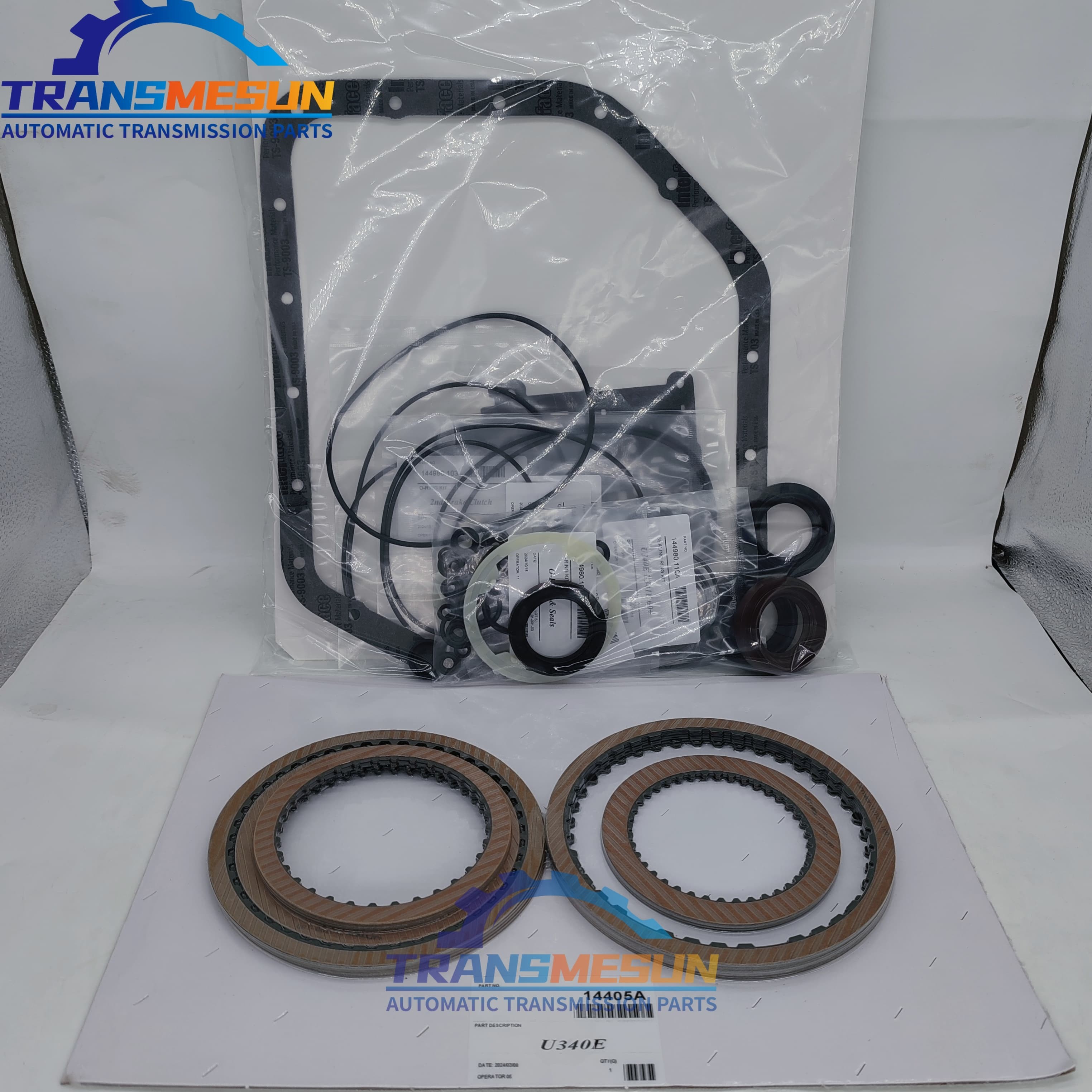 Suitable for Toyota U340E; U341E,U340F; U341F transmission master rebuild kit