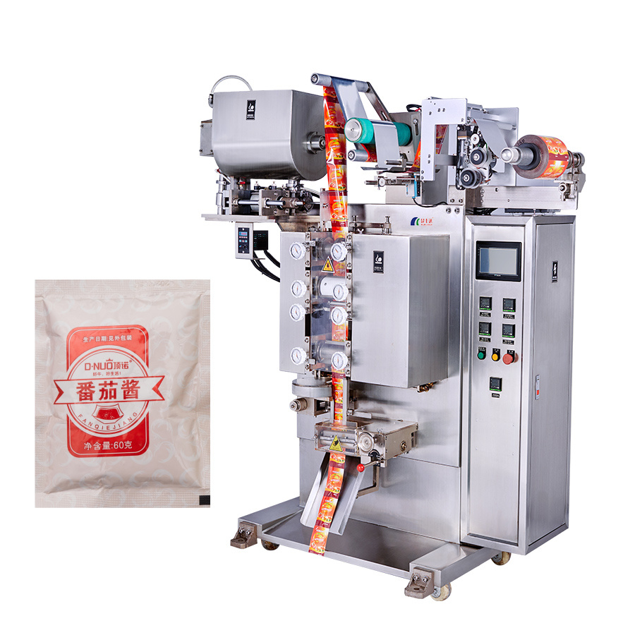 Automatic Sachet Honey/Ketchup Sauce/Liquid Juice /Oil/Jam/Cream /Salad /Soup /Tomato Paste Packaging Machine Packing Machine