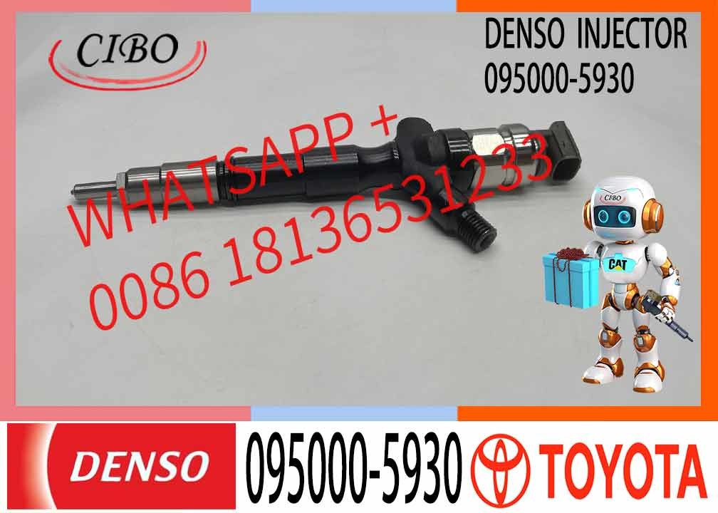 095000-5930 23670-09060 for Toyota 2KD-FTV Engine Diesel Fuel Common Rail Injector