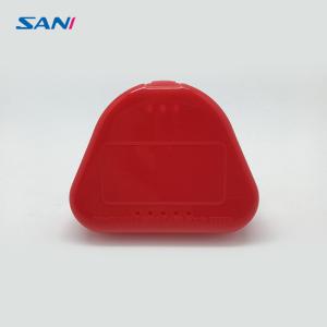 Red Plastic Mouthguard Container Case 17g Denture Holder Containers