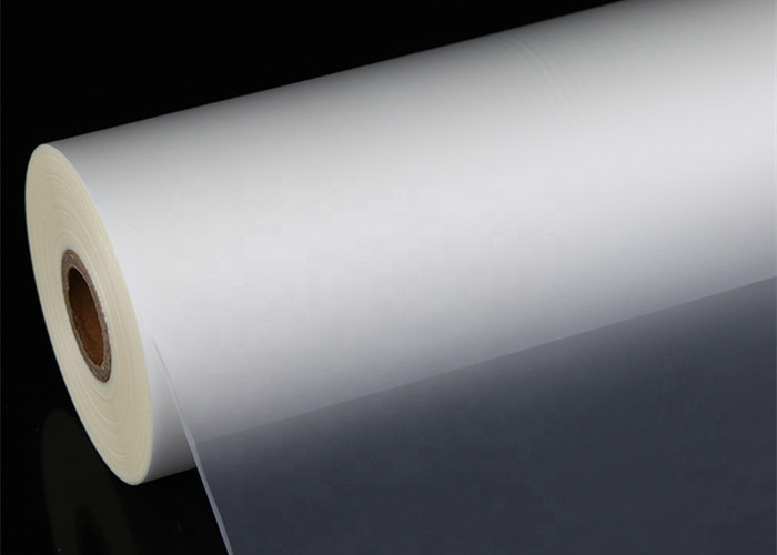 Matte Anti Scratch Recyclable BOPP Plastic Base Removing Pre-coated Varnish Film For Spot UV