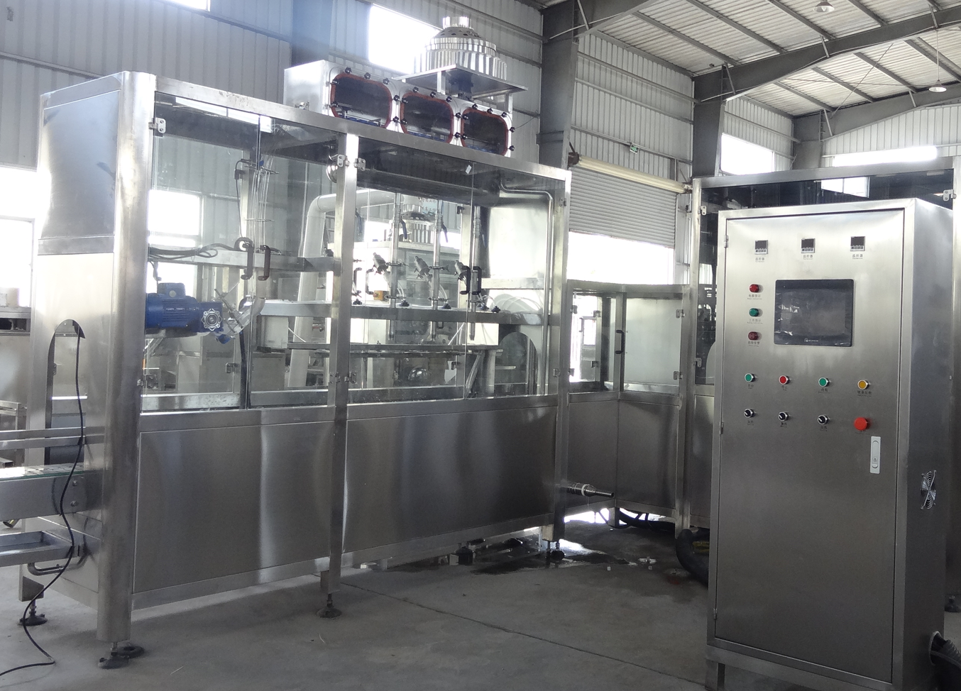 600BPH Drinking Water Filling Machine , 5 Gallon Water Bottling Machine Full Automatic