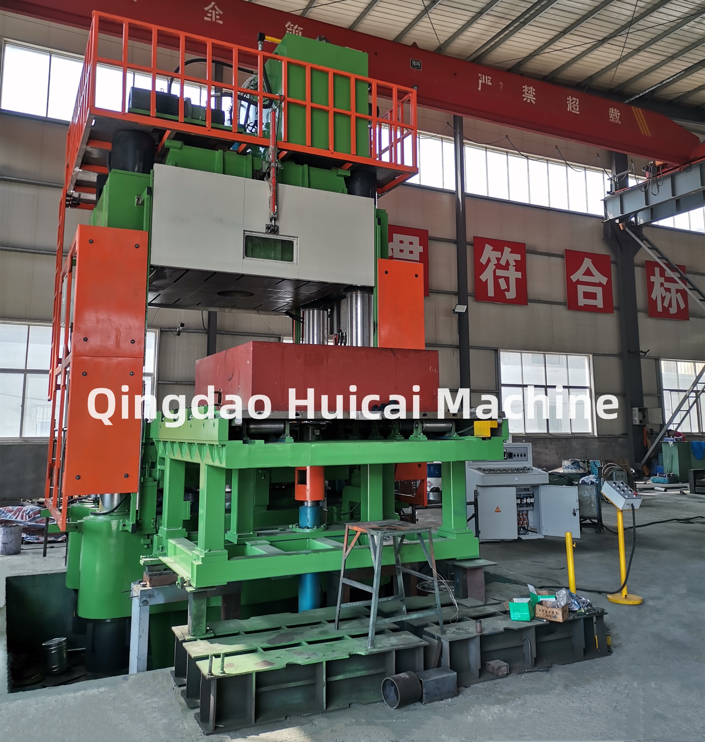220V/380V Solid Tyre Vulcanizing Press for Heavy Duty Applications Weight KG 21000 KG