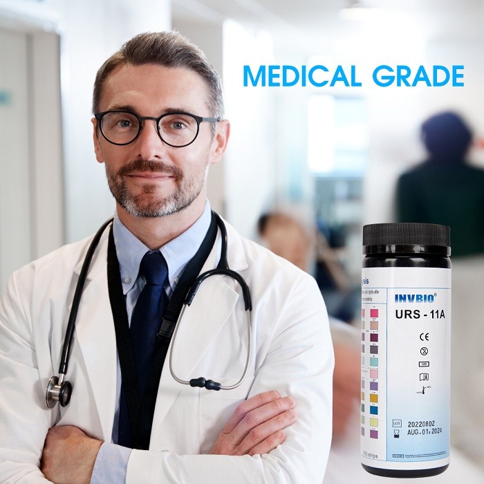 Reagent Urinalysis Test Strips To Nitrite / Leukocytes / Urobilinogen / Ketone / Bilirubin / Sg / Ph / Cal