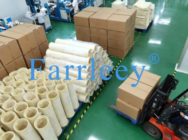 Quality High Temperature Dust Collection Filter Bag with 250°C Continuous and 280°C Peak Temperature for Extreme Durability in Cement & Lime Production for sale