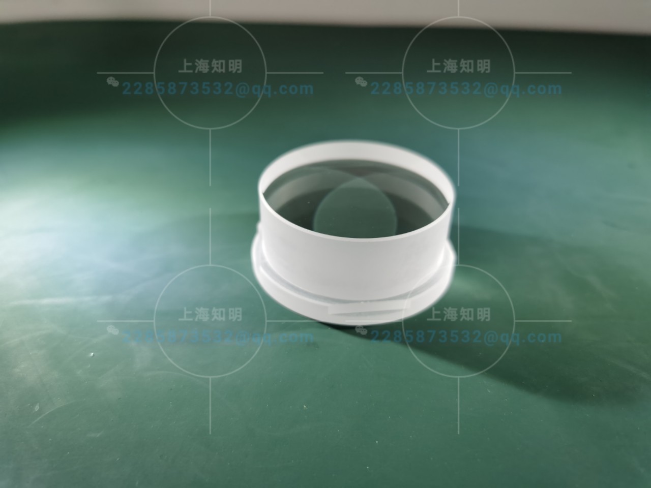 Hardness 9.0 CF Flanged Sapphire Glass Viewports For Vacuum Equipment