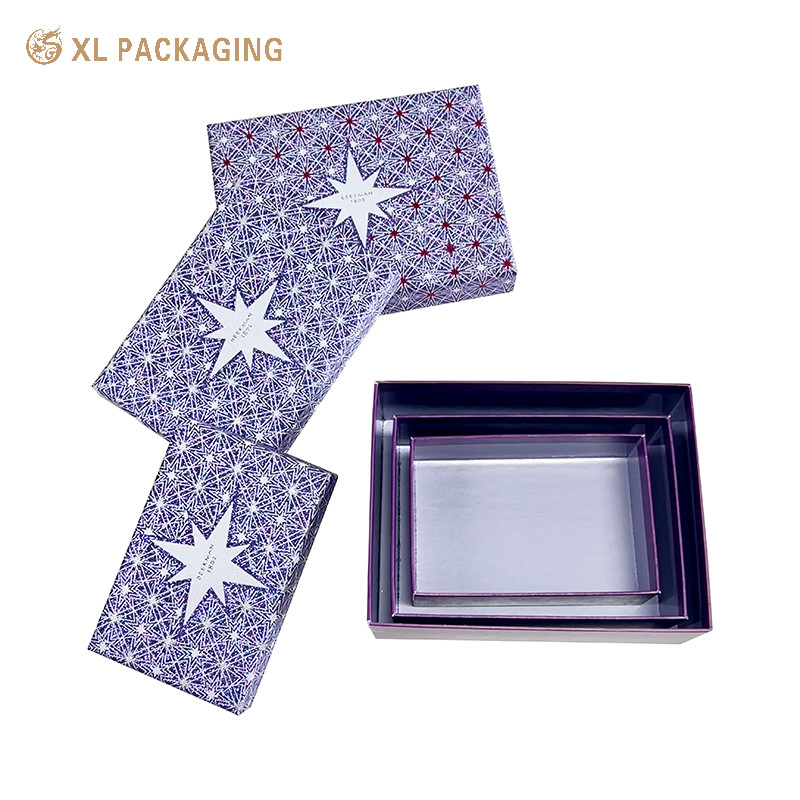 Handmade Custom Essential Oil Gift Box Packaging Rigid Cardboard Top And Bottom Box For Skincare