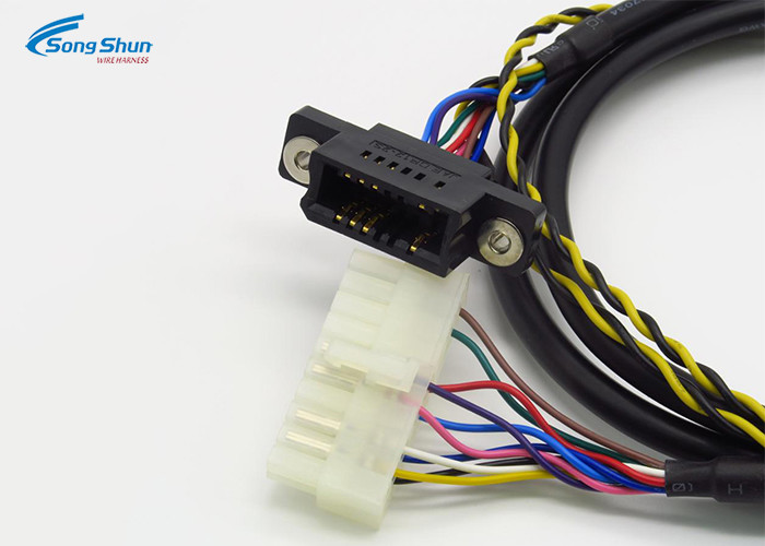 4.2mm Connector Custom Made Wiring Harness , Industrial Electronic Wiring Harness
