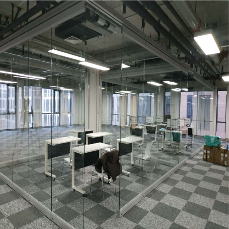1200 mm Width Sliding Partition Walls Frameless Folding Exterior Sliding Glass Doors
