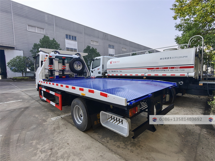 New famous brand one tow two roadside assistance truck car carrier truck