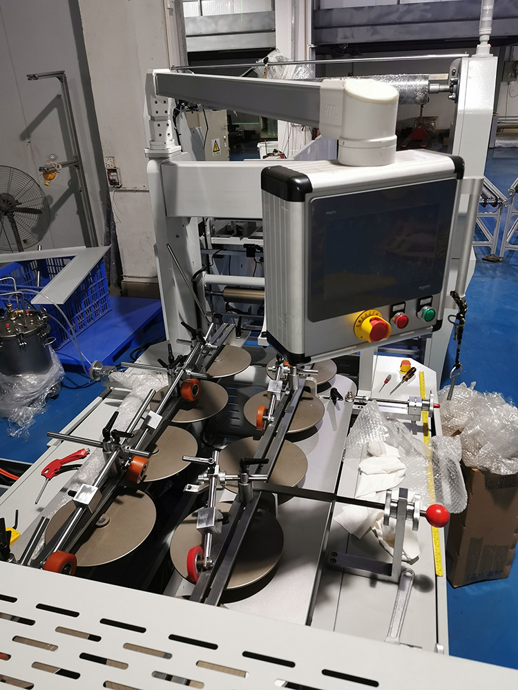 Fully Auto Takeaway Food Paper Bag Manufacturing Machine 430mm Length