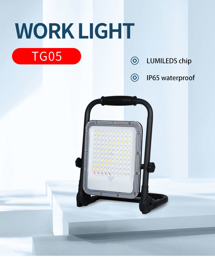 12v Ip65 Rechargeable Led Work Light Outdoor USB Emergency Lamp Camping Foldable