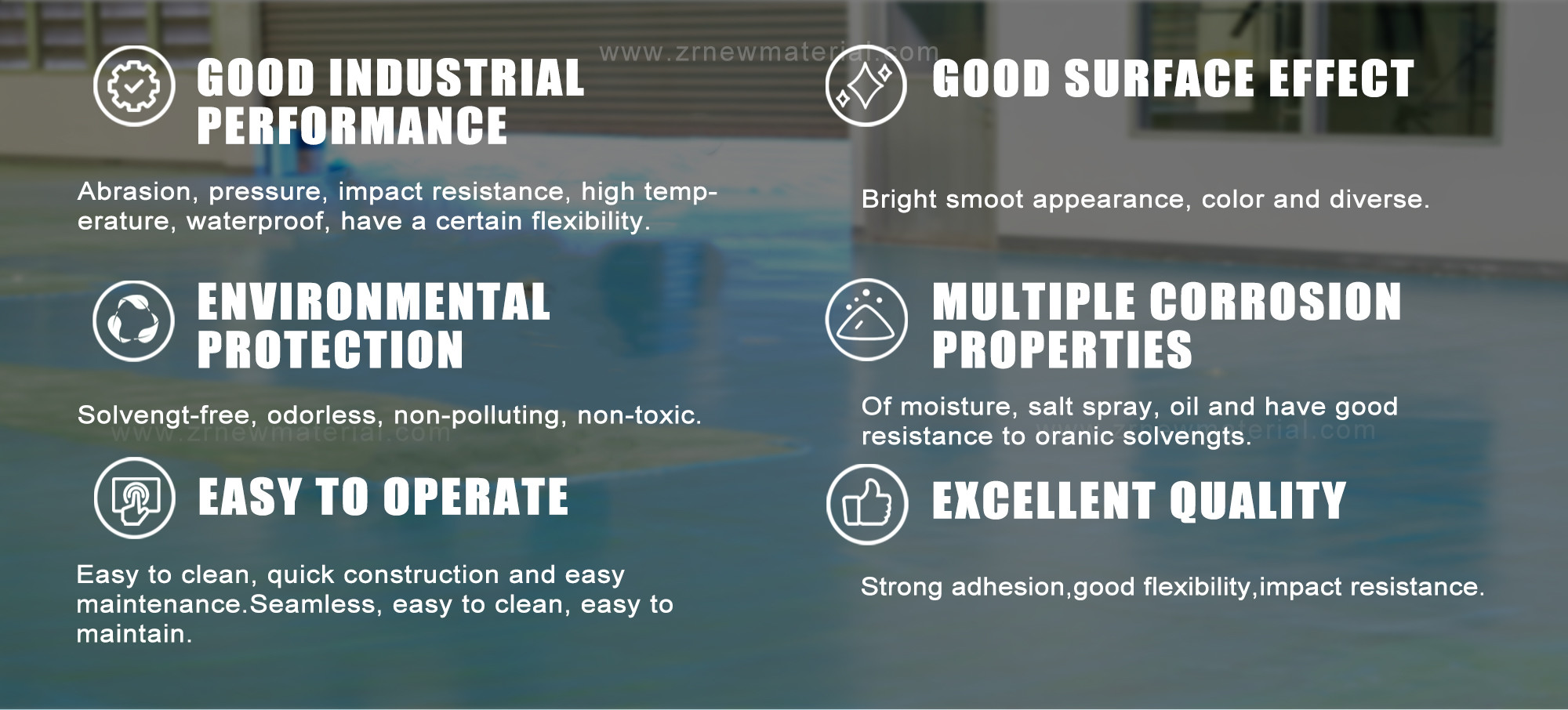 Two Components Flat Floor Paint Workshop Floor Epoxy Coating Wear Resistant
