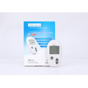  Easy Disposal Diabetes Glucose Meter Safe Accu mmol/L 10s test time White Color Machine With Lancet Ejector Manufactures