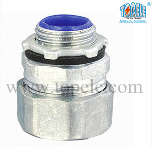Quality 1-1/2" Zinc Male Electrical IMC Pipe Connector For Rigid Compression Fittings for sale
