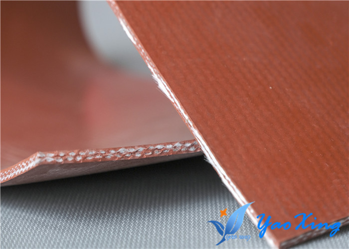 Silicone Rubber Composite Glass Fiber Cloth 4mm Thickness