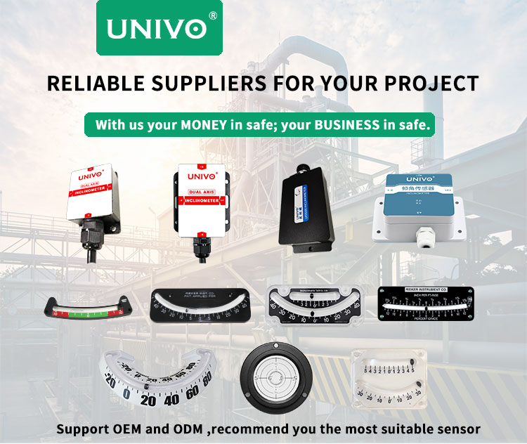 Industrial Grade UNIVO UBIS-326Y Dual Axis Inclinometer for Analog Digital Measurement