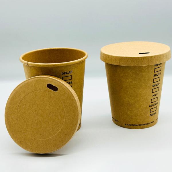 Disposable Kraft Paper Coffee Cup Double Wall Single Wall Salad Bowl With Lid