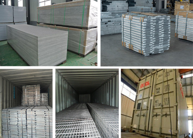 Building Material Metal Galvanized Steel Bar Grating 20x5 3mm Thickness ISO 9001