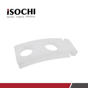 White Plastics Rectangle Pressure Foot Customized Available