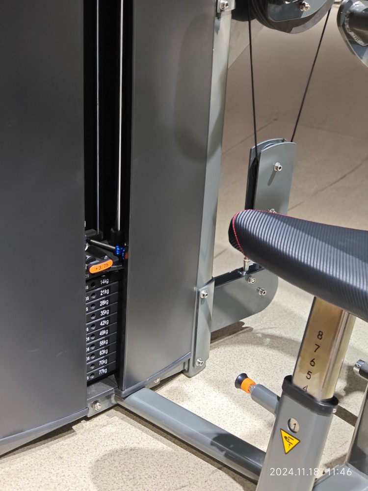 Commercial Gym Equipment Pin Loaded Training Seated Bicep&triceps Dual Function Fitness Equipment
