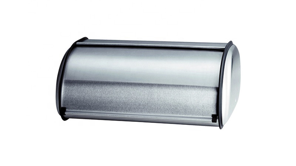 Kitchen Counter Metal Bread Box To Keep Bread Fresh For Party Square Shape