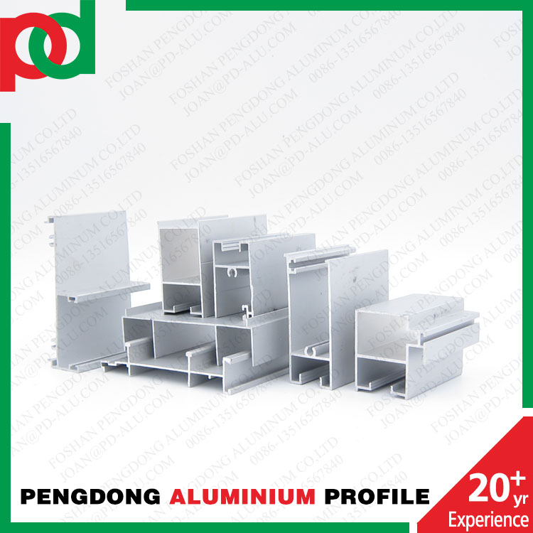 T5 Temper Aluminum Extrusion Profile for Sliding Windows in Every Colour Wooden Grain
