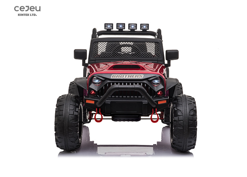 12v Kids Spring Suspension Ride On Truck 123*88*80 CM With EVA Wheel