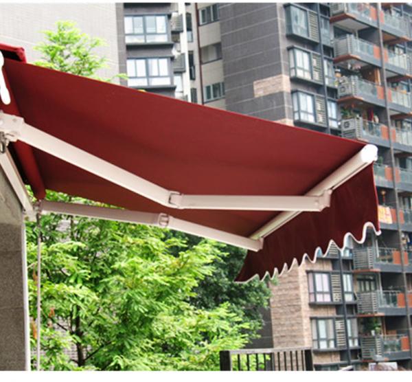 Automatic Aluminum Waterproof Semi- Cassette Balcony Retractable Outdoor Awning