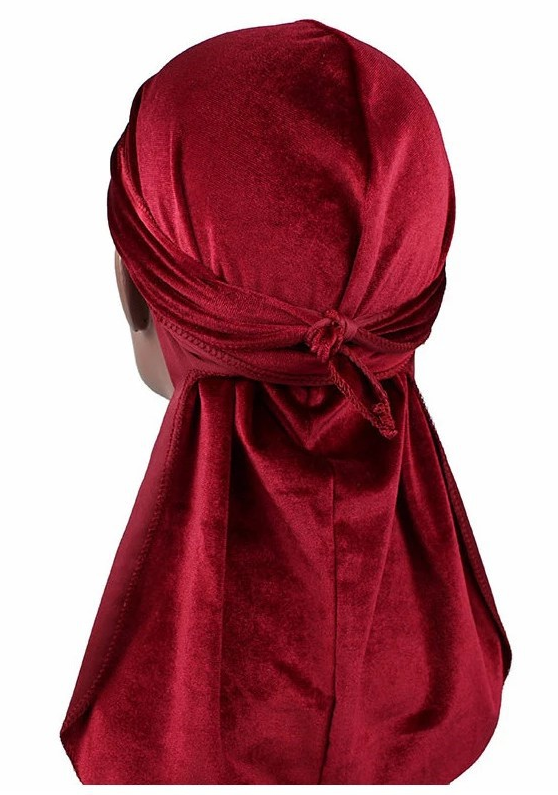 Customized Velvet Wave Durag Cap Bonnet for 360 Wave Headcover