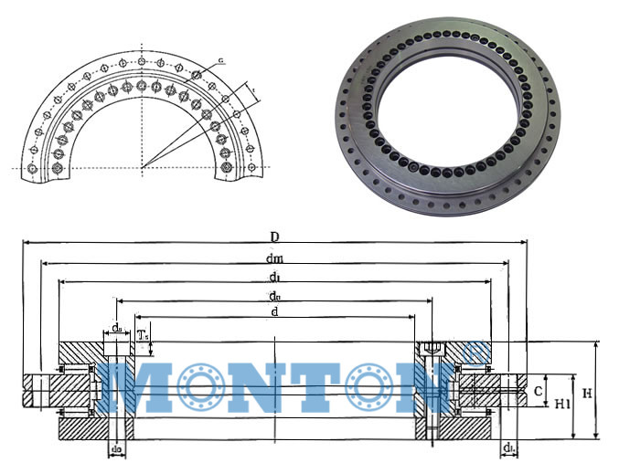 YRT850  china rotary table bearing factory