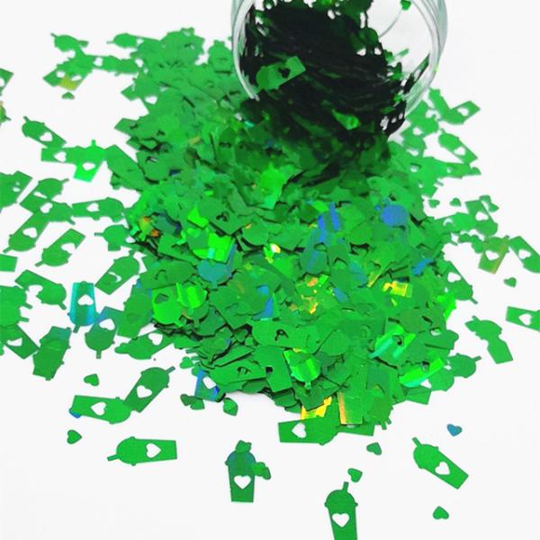 Goblet Glitter Shape Glass Drink Shape Glitter for Wedding Occasion Bulk Cup