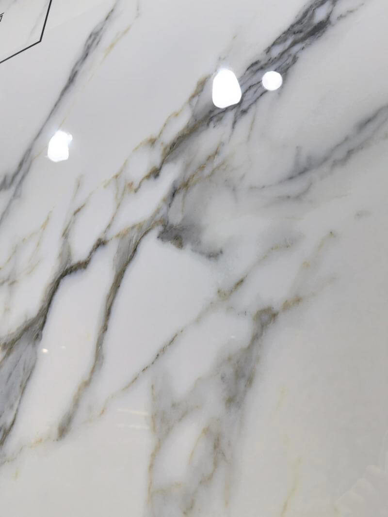 Backgroud Decorative Outdoor Wall Polished Glazed Porcelain Tile 1200x1200x9mm For Dining Room