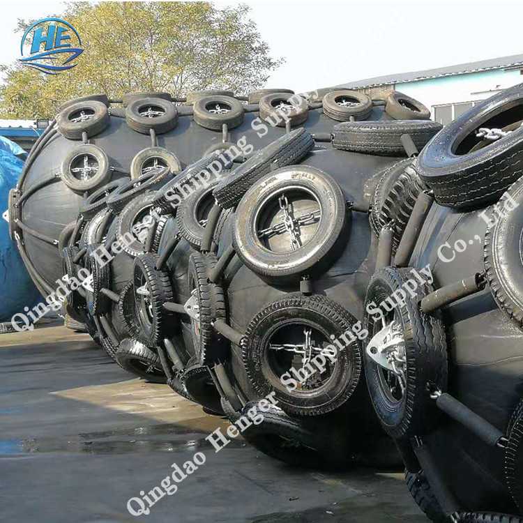 Rubber Mat With Rope Net Pneumatic Boat Fender Pneumatic Rubber Fenders