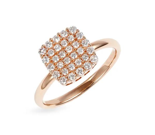 2024 Rings Brazilian Pave White CZ Silver Ring for Fine Jewellery Fashion