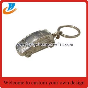 K004 Dog tag metal keychain keyring soft enamel technology with custom design