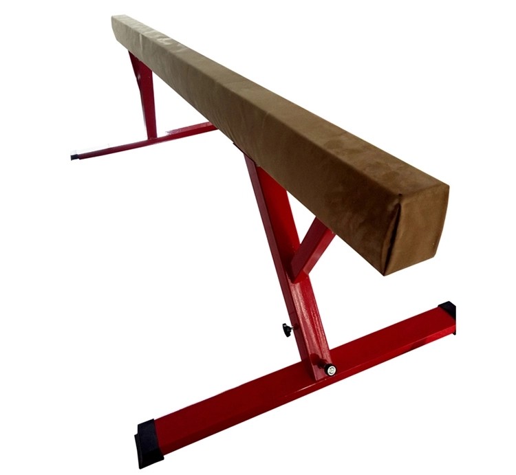 Blue Kids Adjustable Balance Beam , Gymnastics Equipment Beam 80-120CM Height