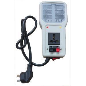 China Portable power meter analyzer with USB, current voltage power factor frequency upper lower limit alert setting on sale