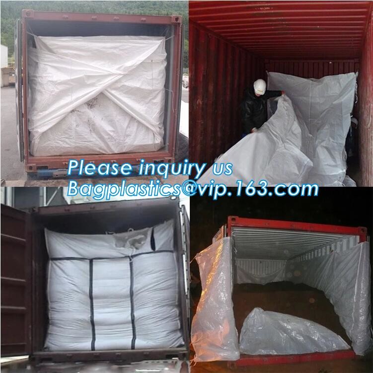 Dumpster 6Mill Open Top Roll Off Drawstring Container Liners,Open Top Drawstring 6 Mil Roll Off Container Liners, BAGEAS